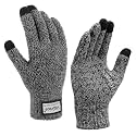 ViGrace Winter Warm Touchscreen Gloves for Men and Women Touch Screen Fleece Lined Knit Anti-Slip Wool Glove