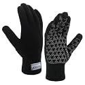 ViGrace Winter Warm Touchscreen Gloves for Men and Women Touch Screen Fleece Lined Knit Anti-Slip Wool Glove