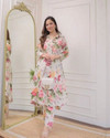 VIHARINI Women Kurta Palazzo Set