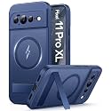 Vihibii for Google Pixel 11 Pro XL Case with Stand, Wireless Charging, Blue
