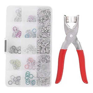 premium snap buttons 100 sets silver button thickened snap fasteners kit metal copper five claw buckle set with hand pressure pliers toolsewing buttons set for clothing sewing and crafting