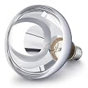VIHOSE 1 Pack Heat Lamp Bulbs 250 Watt, R40 E26, Silver