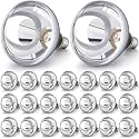 VIHOSE 24 Pack Heat Lamp Bulbs 250 Watt, R40 E26, Silver