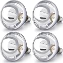 VIHOSE 4 Pack Heat Lamp Bulbs 125 Watt, R40 E26, Silver