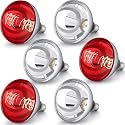 VIHOSE 6 Pack Heat Lamp Bulbs 250 Watt, R40 E26, Silver, Red