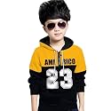 Viitor Stylish Boys Hooded Neck Sweatshirt Yellow