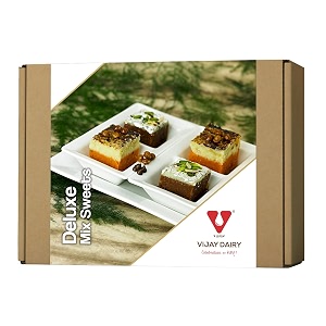 vijay dairy  deluxe mix sweets 500 gm