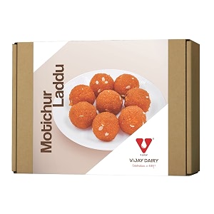 vijay dairy  motichur laddu sweets 500 gm