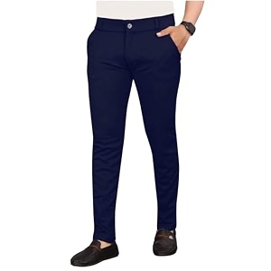 VIJETA Garments for Men Lycra Blend Formal
