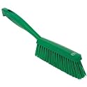 Remco 1 19/32 in W Bench Brush, Medium, 6 1/2 in L Handle, 6 1/2 in L Brush, Green, Plastic 45892-1 Each