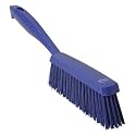 Vikan 45898 Bench Cleaning Brush, Polypropylene/Polyester Medium Bristle Dustpan Brush &amp; Sweeper, 14 Inch, Purple