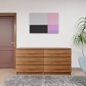 VIKI Dresser with 6 Drawers, Chest of 6 Drawers,Clothes Storage, Organizer Unit for Bedroom, Hallway, Entryway,Easy Pull Drawers, Width 160cms, Brussel Walnut Colour | 1 Year Warranty