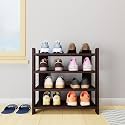 VIKI | Open Shoe Rack, Shoe Storage, Hallway, Organizer Unit for Entryway, Width 80cms, Dark Wenge Colour | 1 Year Warranty