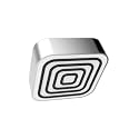 Viking ABS Shower Square Pulse with Thread Size 15mm (1/2”) Length 150mm (6”) Width 150mm (6”) with Polished CP