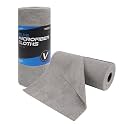 VIKING Microfiber Cleaning Cloth Roll, Reusable, 12 inch x 12 inch, 50 Pack