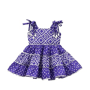VIKITA Girls Dresses Summer Sleeveless Party Frock