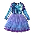 VIKITA Girls Dresses Summer Sleeveless Party Frock