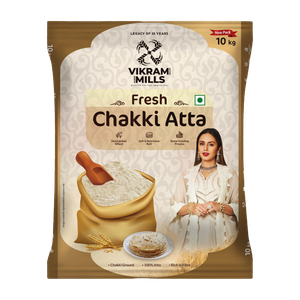 vikram mills chakki fresh atta 10 kg