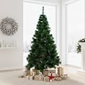 VikriDA 4.5 Feet Artificial Pine Green Christmas Tree | Xmas Tree with Sturdy Metal Stand for Home &amp; Office Decoration