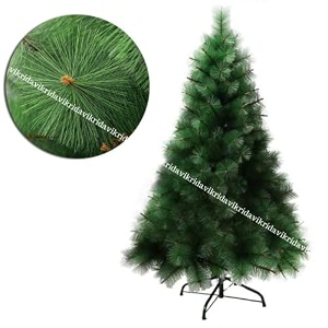 vikrida 65 feet artificial pine green christmas tree  xmas tree with sturdy metal stand for home amp office decoration