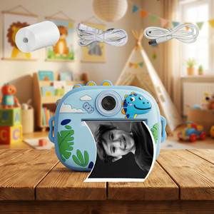 VikriDa Dino Instant Print Camera for Kids