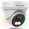 VIKYLIN 4K 8MP Full Color PoE IP Camera, 98ft Color View Night Vision