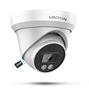 VIKYLIN 4K 8MP PoE IP Camera with Starlight 98ft EXIR2.0 Night Vision