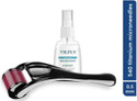 VILFLY HAIR Matters Derma Roller with Disinfectant 540 Micro 0.5mm Titanium Needle (2 Items in the set)