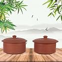 Village Decor Handmade earthen Clay Natural Yogurt Maker/Clay Curd Pot with lid