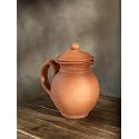 Village Decor Terracotta Preseasoned Water Jug with Lid - 1500ML