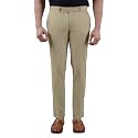 VILLAIN Solid Mid-Rise Stretchable Men39s Formal Trousers