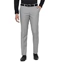 VILLAIN Solid Mid-Rise Stretchable Men39s Formal Trousers