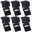VILLCASE Reptile Feeding Tank Buckle 6 Pack Turtle Terrarium Lock Latch Anti-Escape Clip for Amphibious and Rain Forest Tanks Compatible with Nomo -07 1.96 X 1.18 X 0.98 in