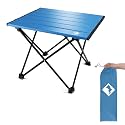 VILLEY Blue Folding Camping Table-Medium