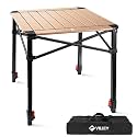 VILLEY Folding Camping Square Table, Portable Aluminum Table, Medium