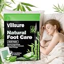 Villsure Aloe Vera Foot Pads, 50 Count Foot Care Pads for Adults, Easy-to-Use Adhesive Foot Pads for Daily Personal Care