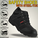VILMEN Steel Toe Synthetic Leather Safety Shoe