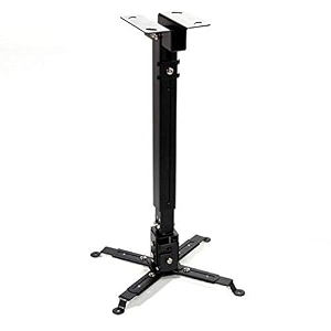 4 feet projector mount ceiling bracket with adjustable extendable arms for home office stand load - 20 kg a5