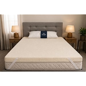 vilson premium orthopedic memory foam mattress topper  234 thick bed topper  double bed topper 7534x4834  body contouring comfort  5 years warranty  cooling amp supportive bed topper