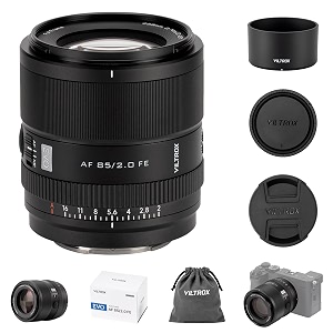VILTROX 85mm F2.0 EVO FE Lens Wide