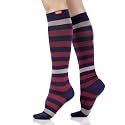 VIM &amp; VIGR 15-20 mmHg Merino Wool Compression Socks Dusk/Cranberry L/XL WC