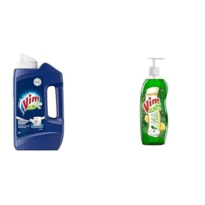 vim matic dishwasher detergent powder 1 kg designed by india39s no 1 dishwash brand powerful enzymes to remove tough indian grease amp vim dishwash anti bac liquid neem 750 ml
