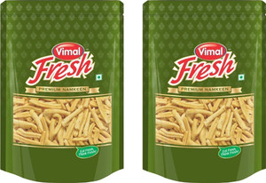 vimal fresh bhavnagari gathiya 400gm x 2 authentic gujarati tea time snack gathiya 2 x 400 g
