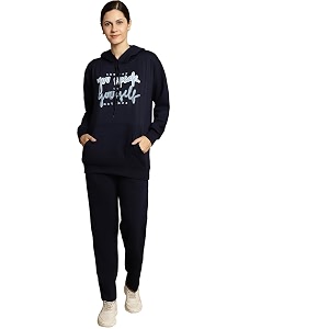 mack jonney printed hooded cotton fleece tracksuit co-ord set for women-mack32688