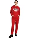 Mack Jonney Printed Hooded Cotton Fleece tracksuit Co-Ord Set for Women-MACK32688