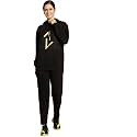 Mack Jonney Printed Hooded Cotton Fleece tracksuit Co-Ord Set for Women-MACK32688