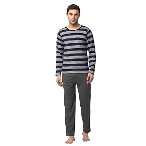 Mack Jonney Men Cotton Blend Relaxed Night
