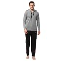 Mack Jonney - Cotton Blend Night Suit Pajama Set for Men with Hodded Full Sleeve T-Shirt and Track Pant-VJ-MNS-TTP-GROUP17
