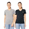Mack Jonney Cotton Blend V Neck Half
