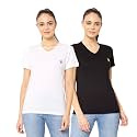 Mack Jonney Women Cotton Blend V Neck